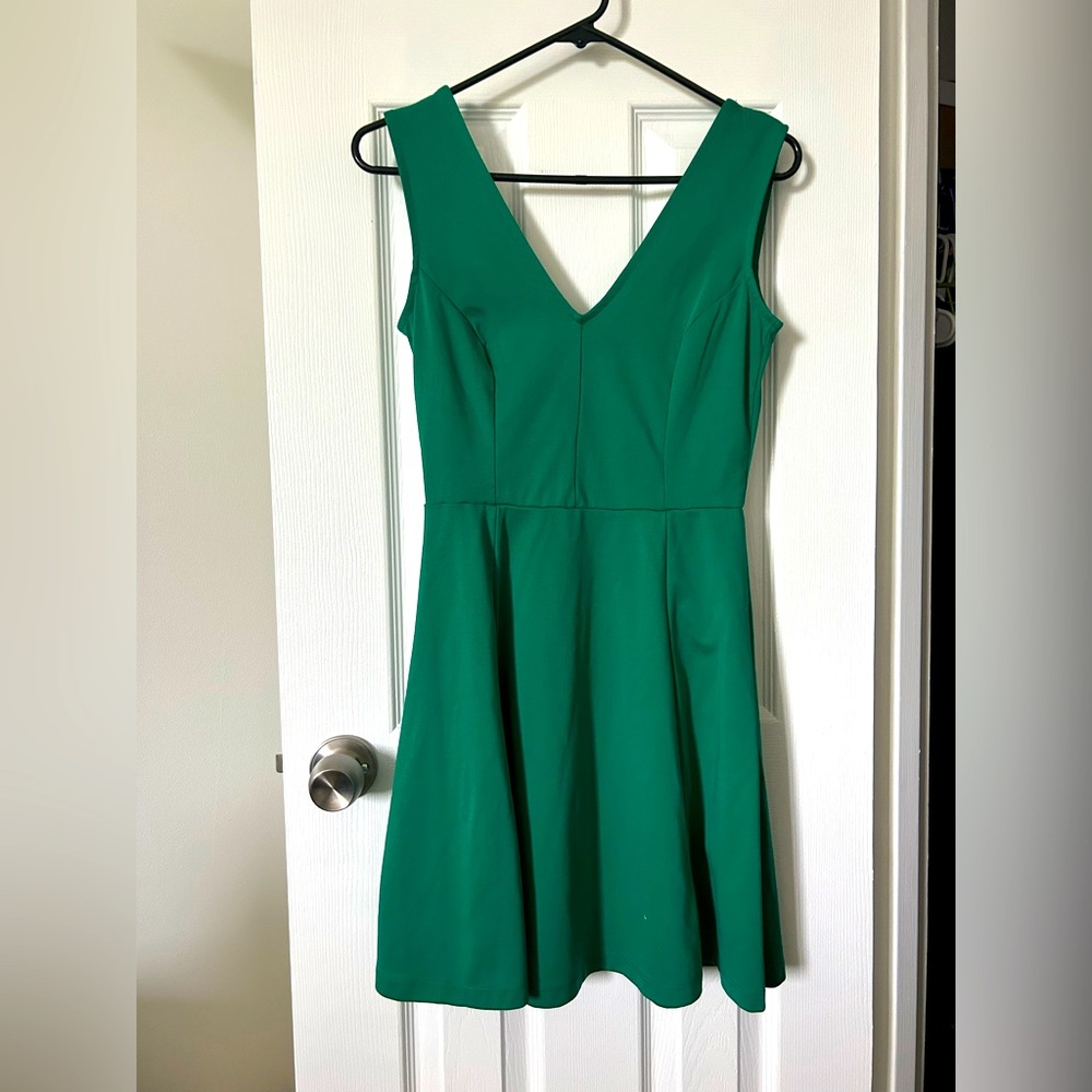 Green A-Line Dress (H&M)